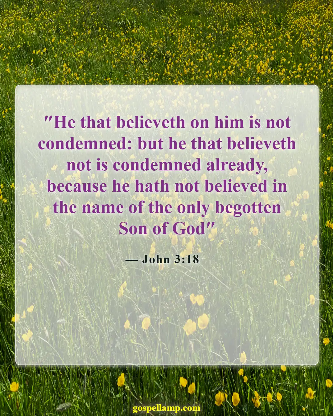 Bible Verses About How Bad Hell Is (John 3:18)