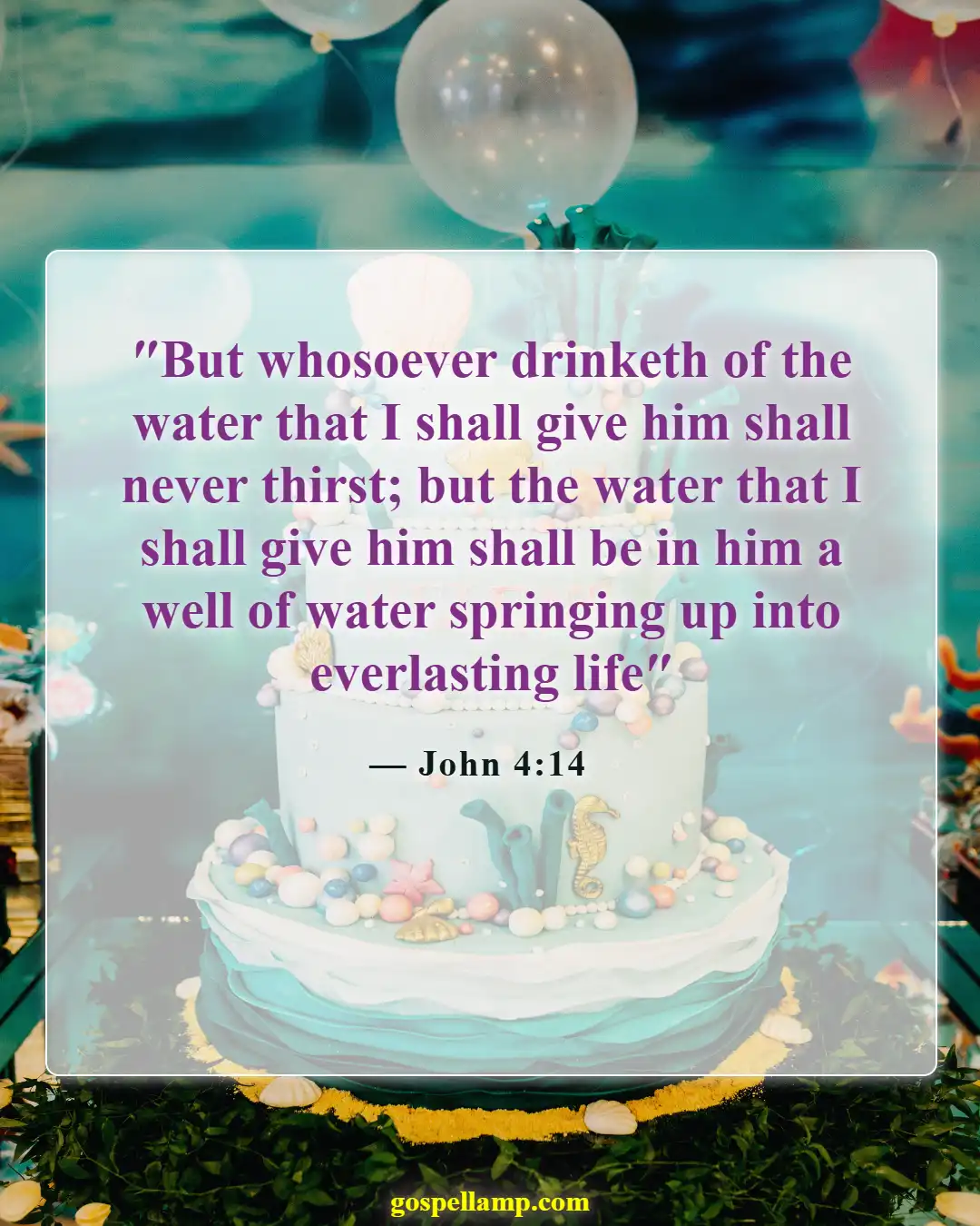 Bible Verses About Pursuing God (John 4:14)