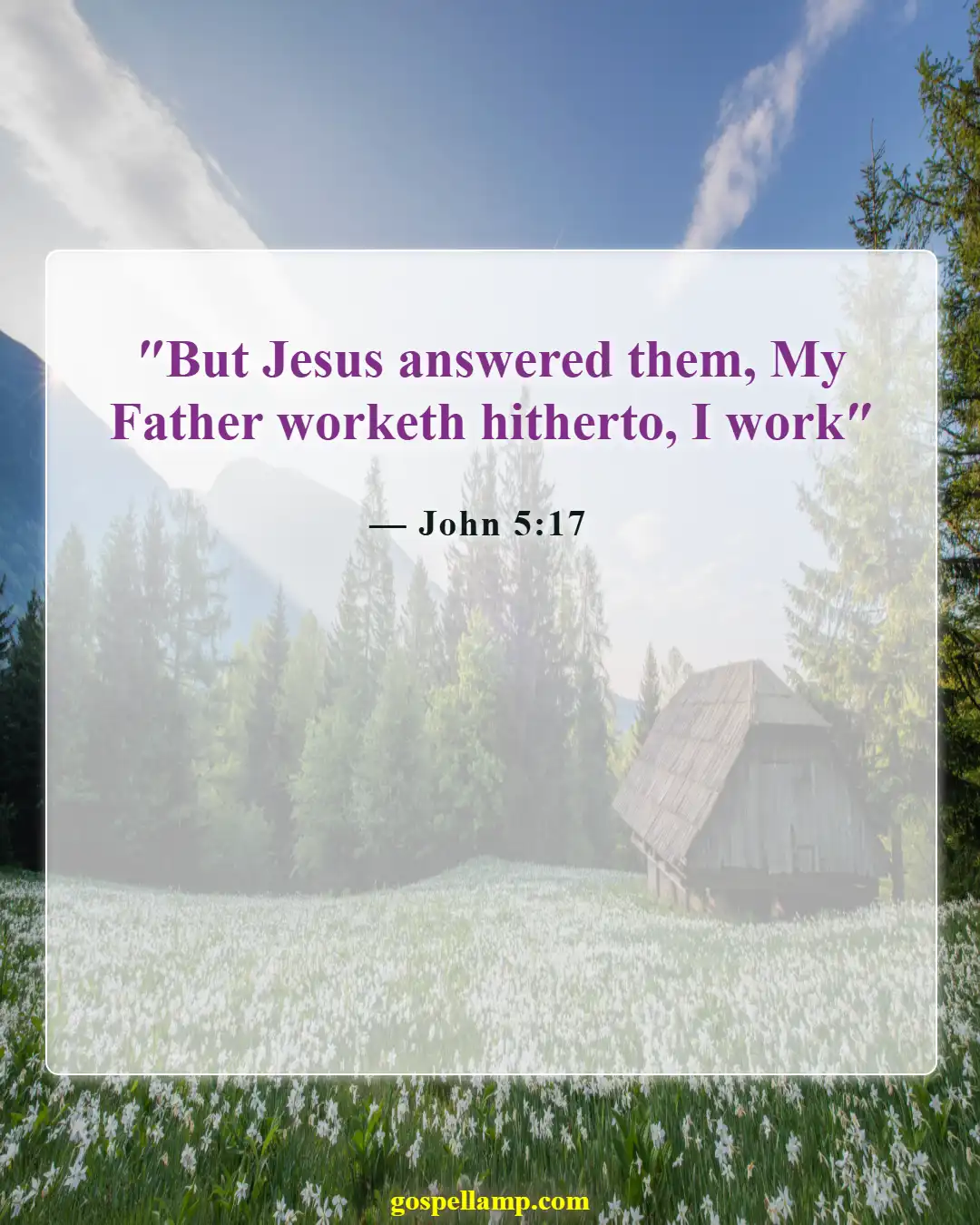 Bible Verses About Waiting For Answered Prayer (John 5:17)