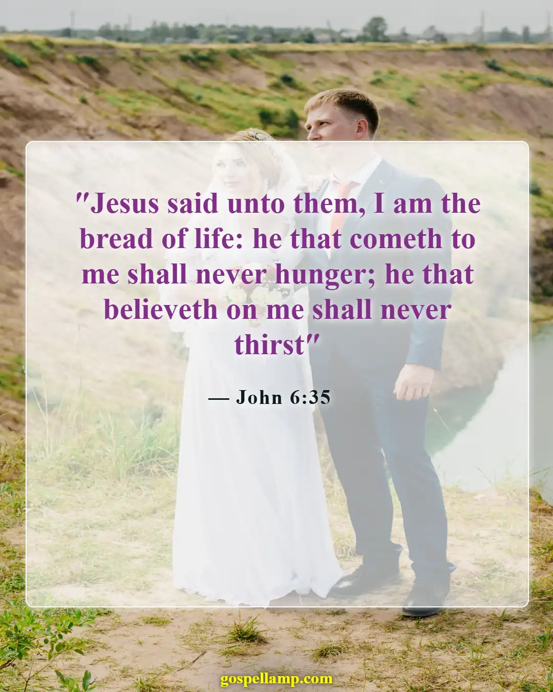 Bible Verses About Pursuing God (John 6:35)