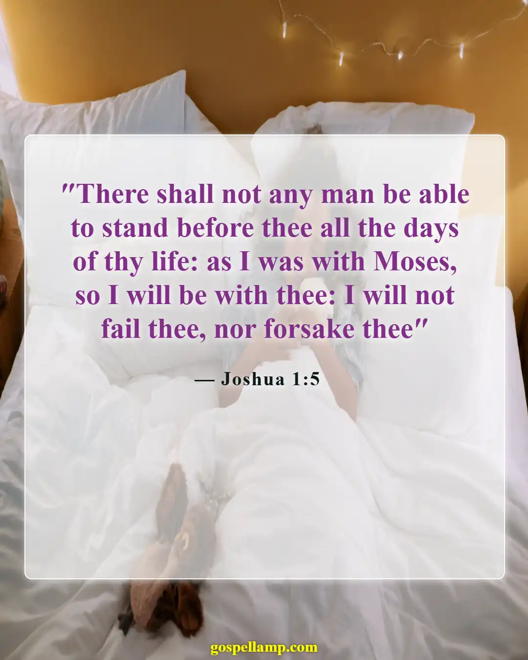 Bible Verses About A Warrior For God (Joshua 1:5)