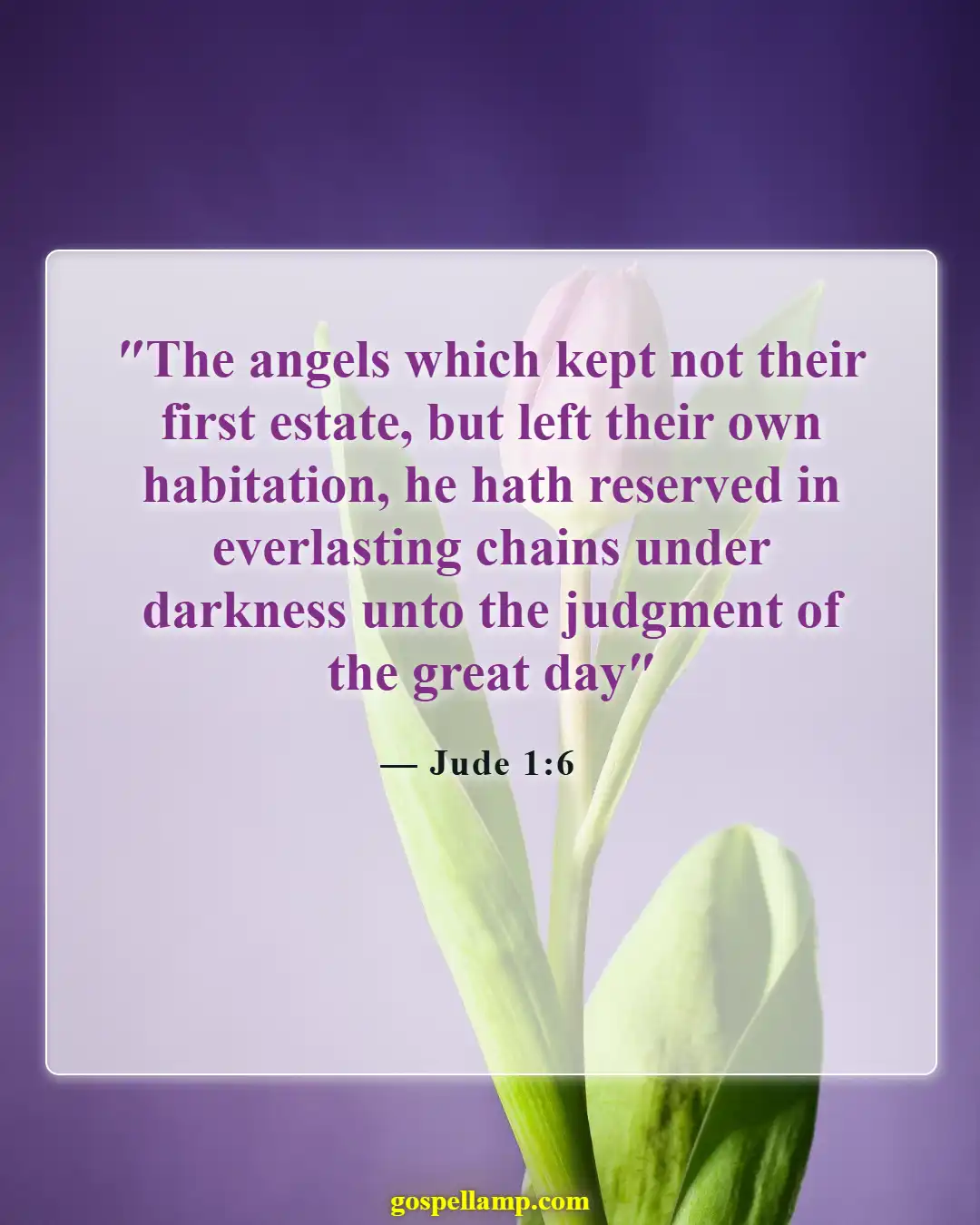 Bible Verses About Satan's Pride (Jude 1:6)