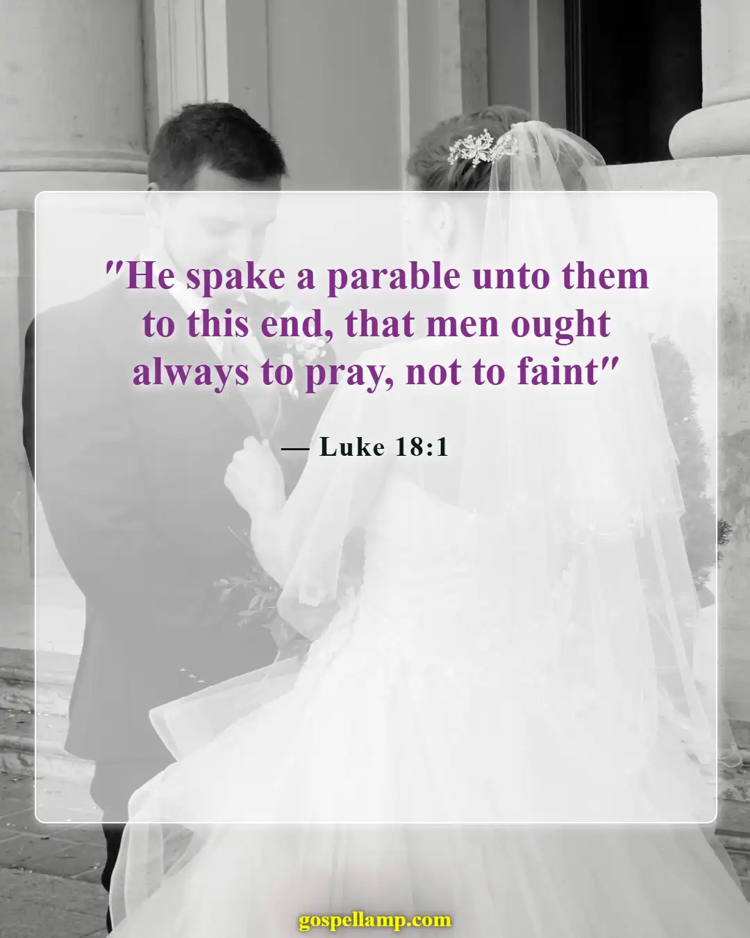 Luke 18:1 :- Persistent prayer for family’s needs