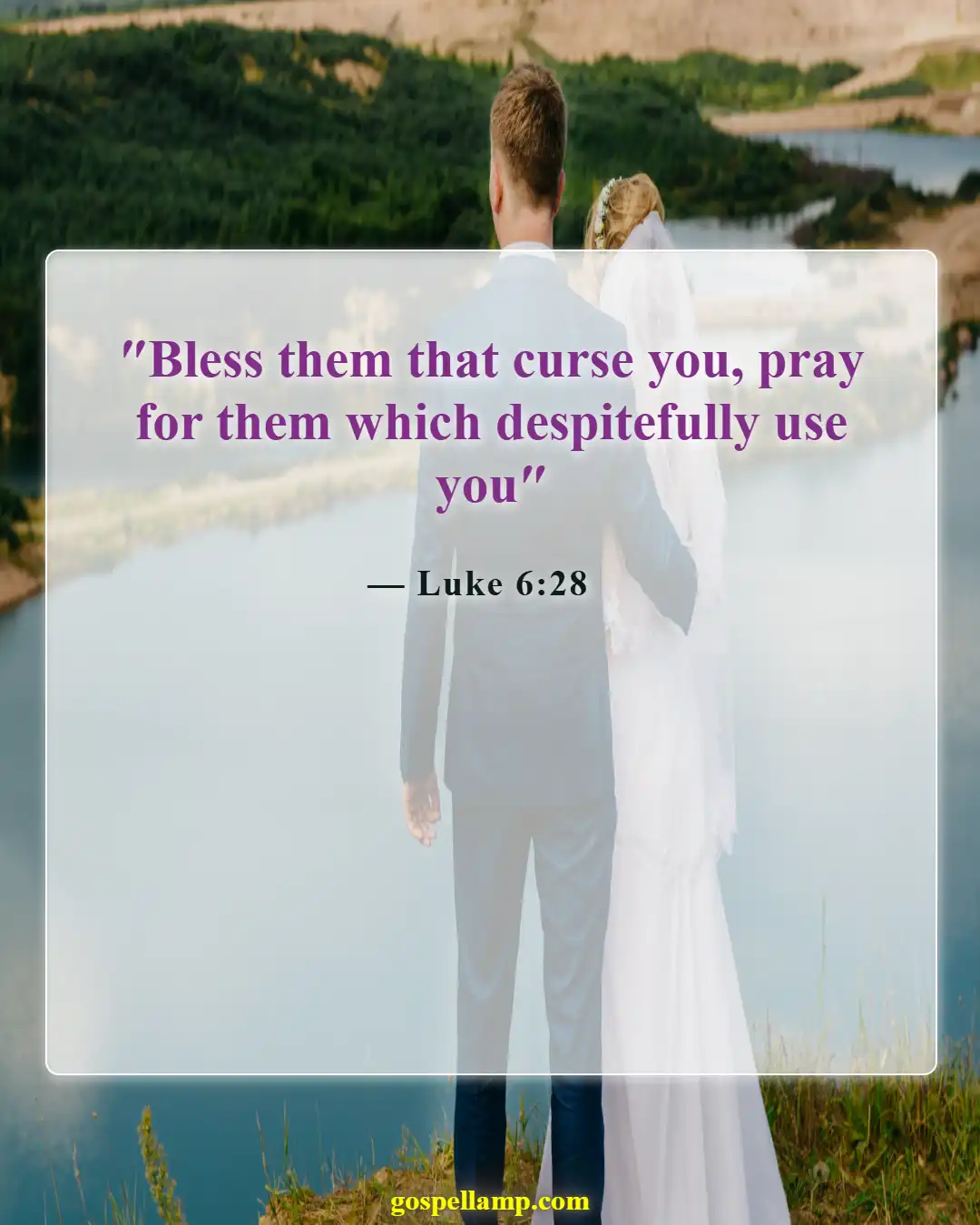 Bible Verses About Bless Those Who Persecute You (Luke 6:28)