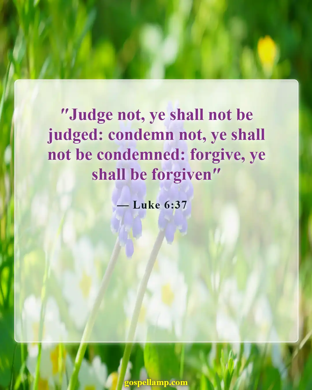 Luke 6:37 :- Forgive to receive forgiveness in marriage