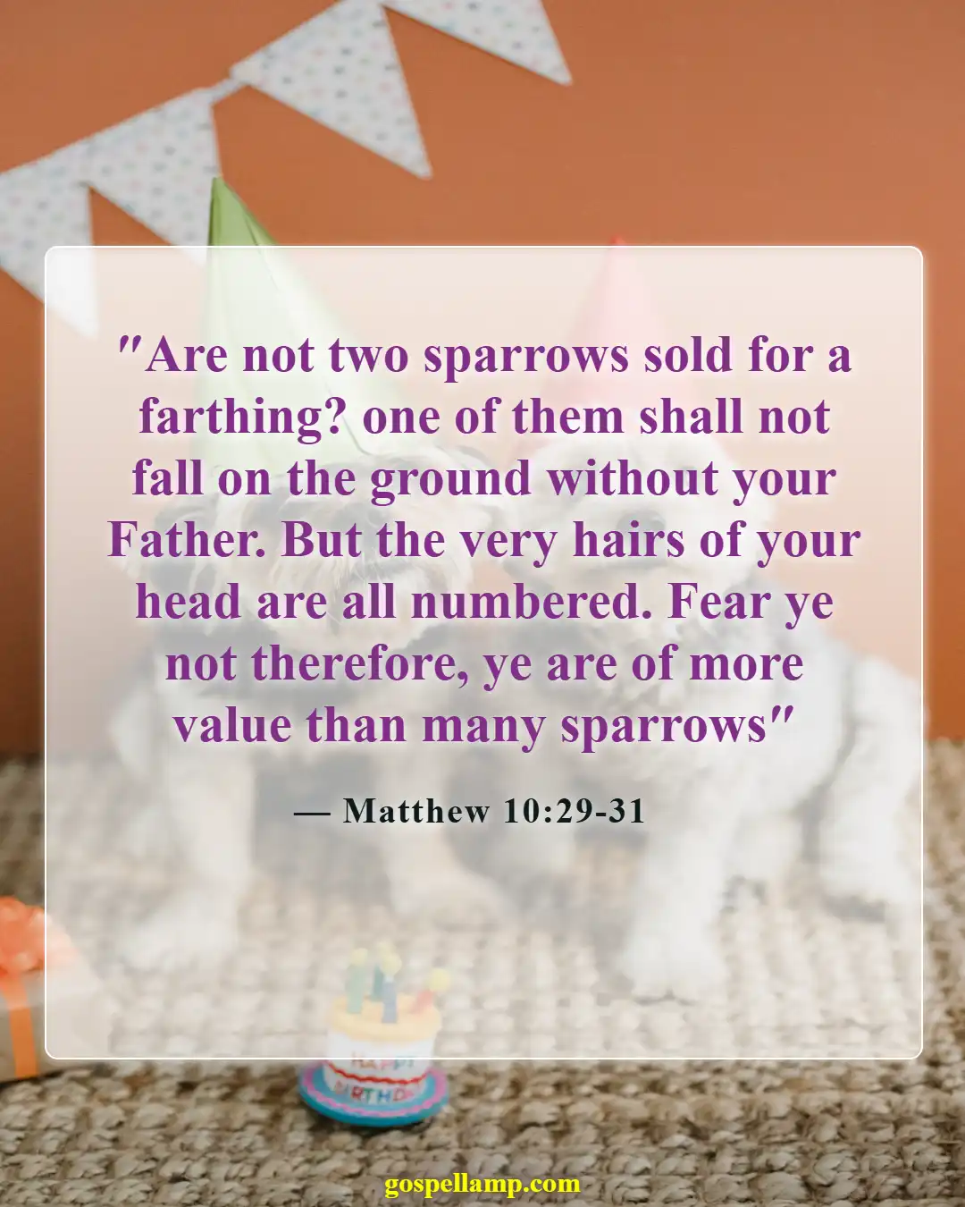 Bible Verses About Glorifying God With Your Talents (Matthew 10:29-31)
