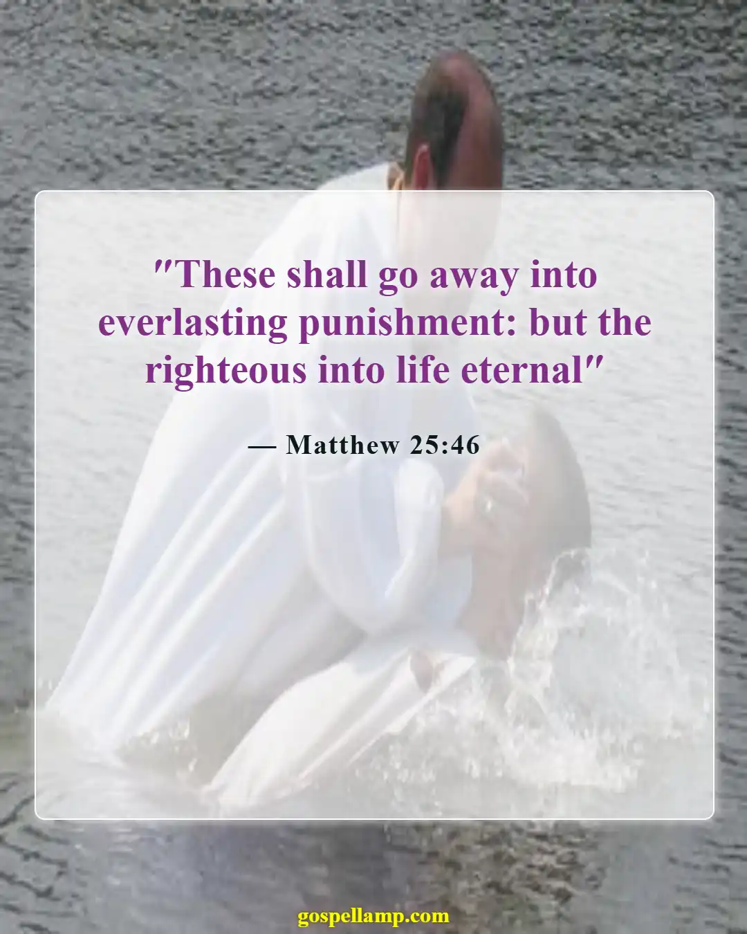 Matthew 25:46 :- Eternal punishment for the unrighteous revealed