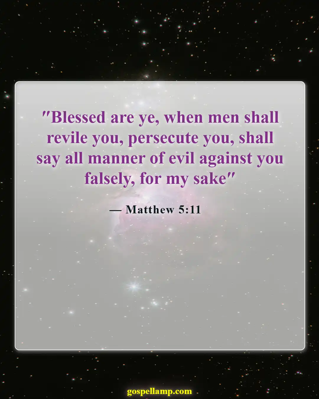 Bible Verses About Bless Those Who Persecute You (Matthew 5:11)