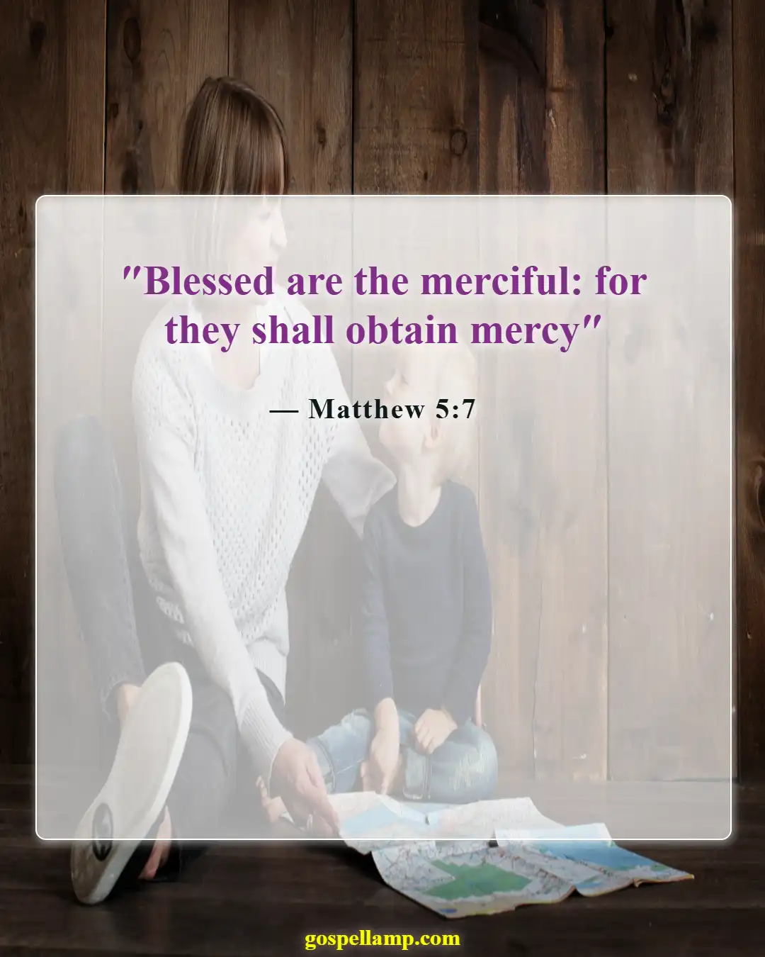 Matthew 5:7 :- Blessed are the merciful in marriage