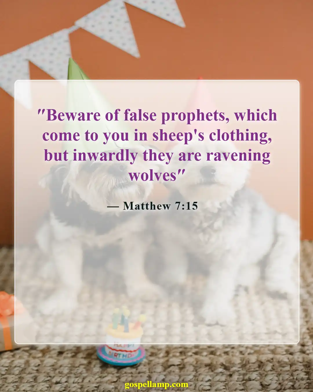 Bible Verses About Manipulation (Matthew 7:15)