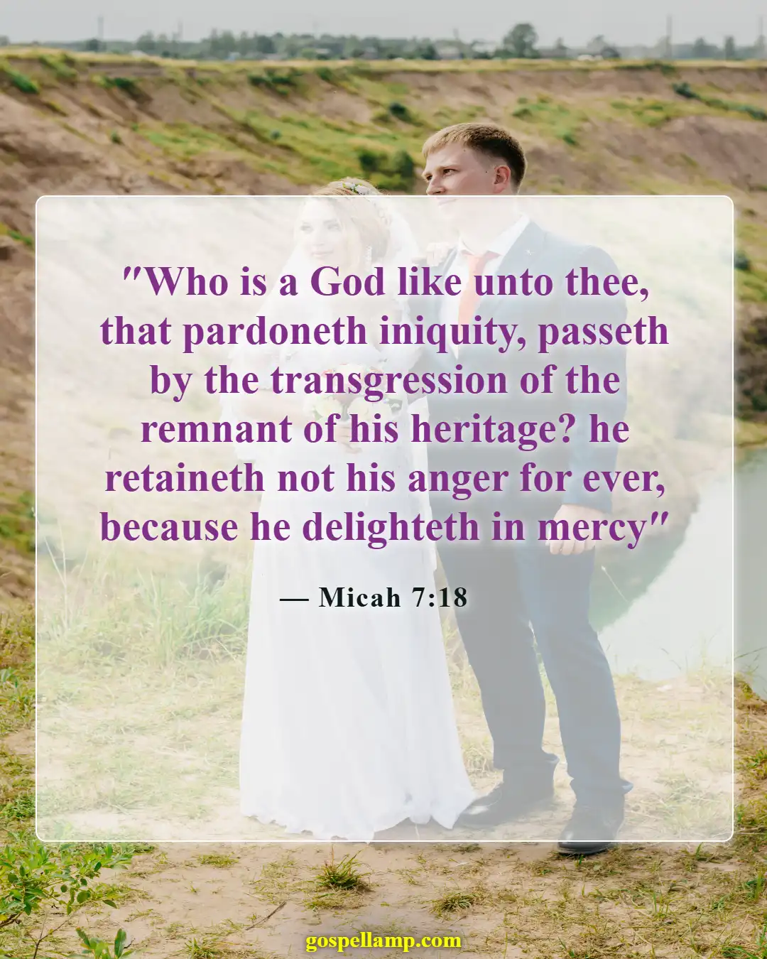 Bible Verses About God Forgiving Adultery (Micah 7:18)