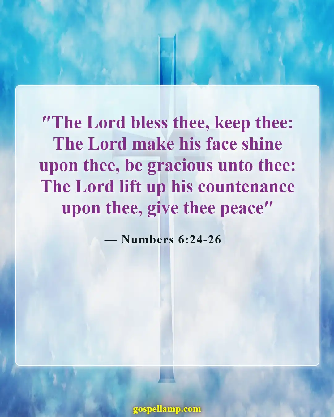 Bible Verses About Raising Your Child (Numbers 6:24-26)