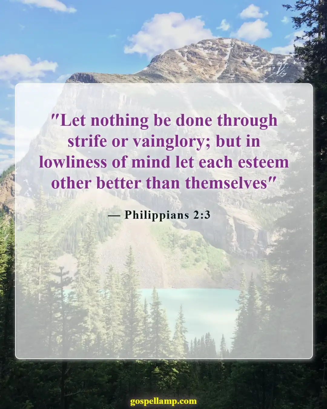 Bible Verses About Family Conflict (Philippians 2:3)