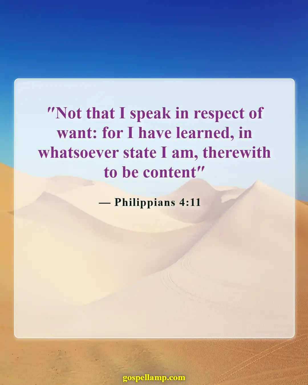 Bible Verses About Fun (Philippians 4:11)