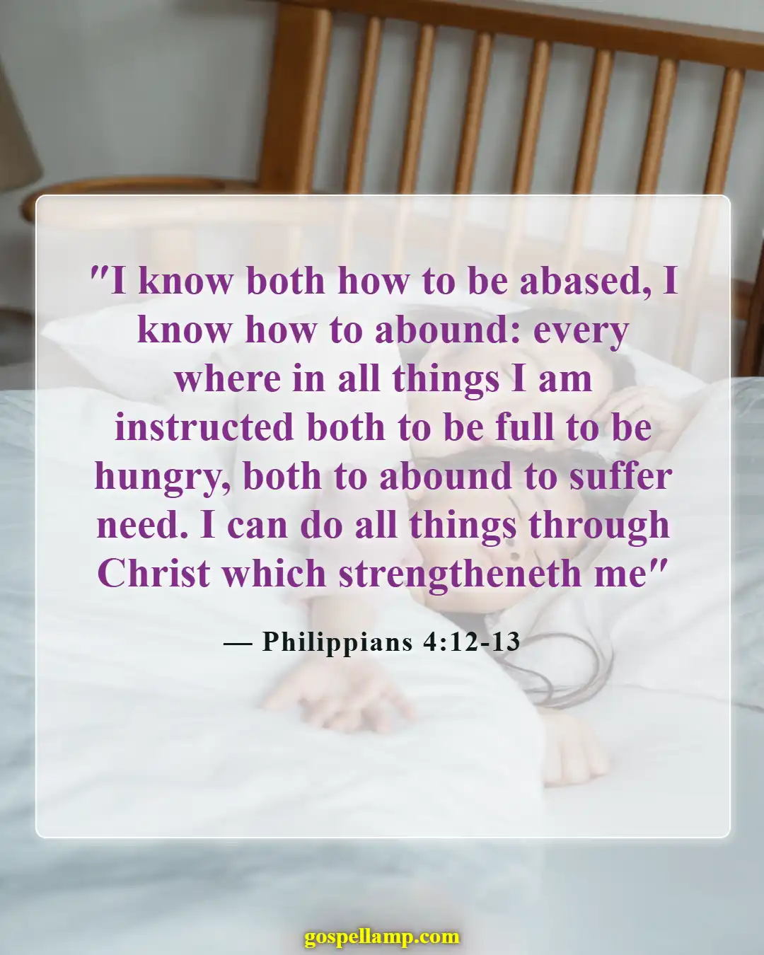 Bible Verses About Gratitude For Family (Philippians 4:12-13)