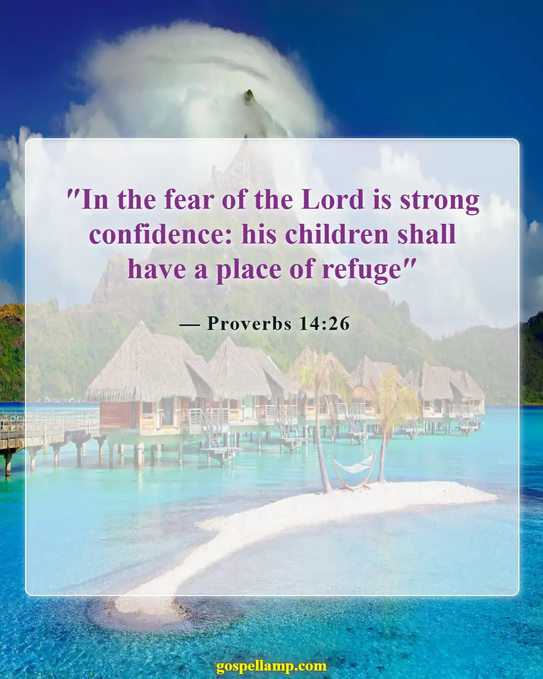 Bible Verses About Fathers Responsibilities (Proverbs 14:26)