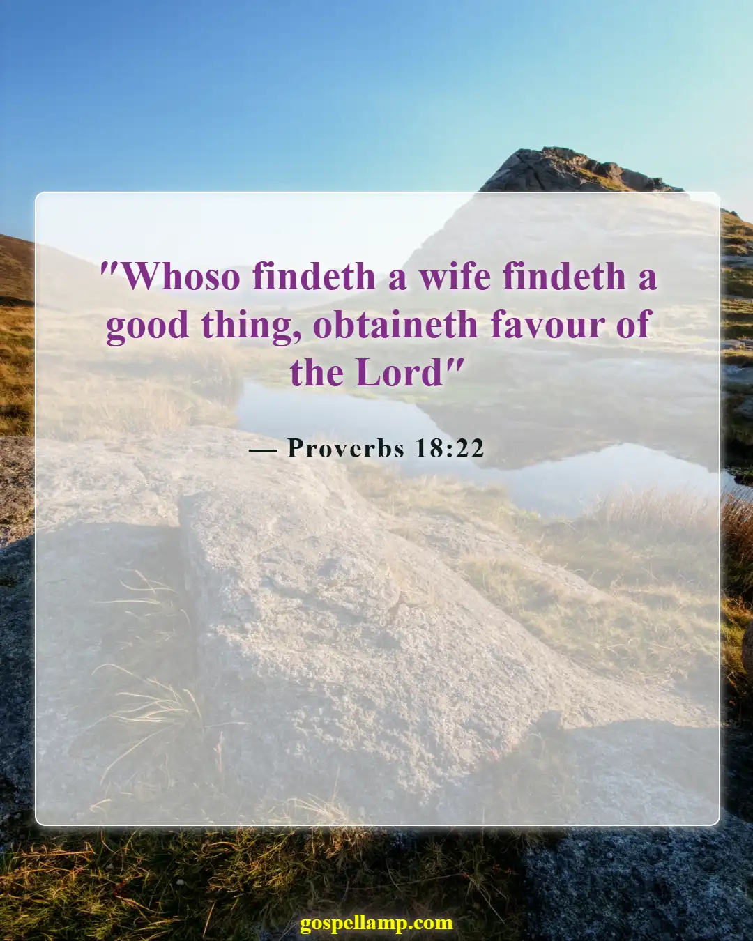 Bible Verses About Finding Your Soulmate (Proverbs 18:22)