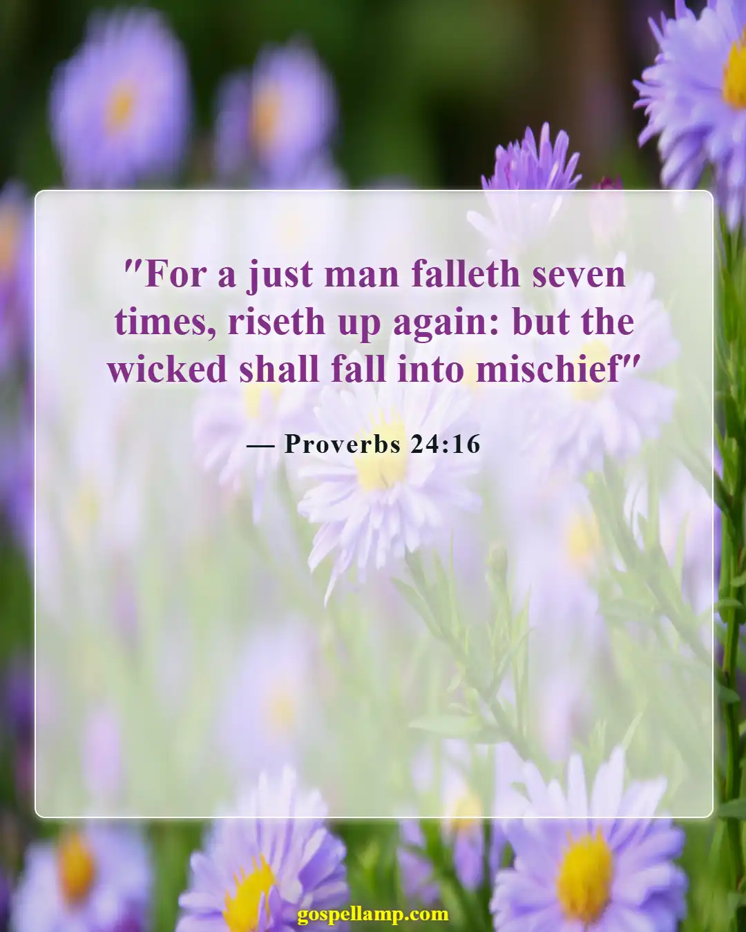 Proverbs 24:16 :- Resilience in failure leads to eventual victory