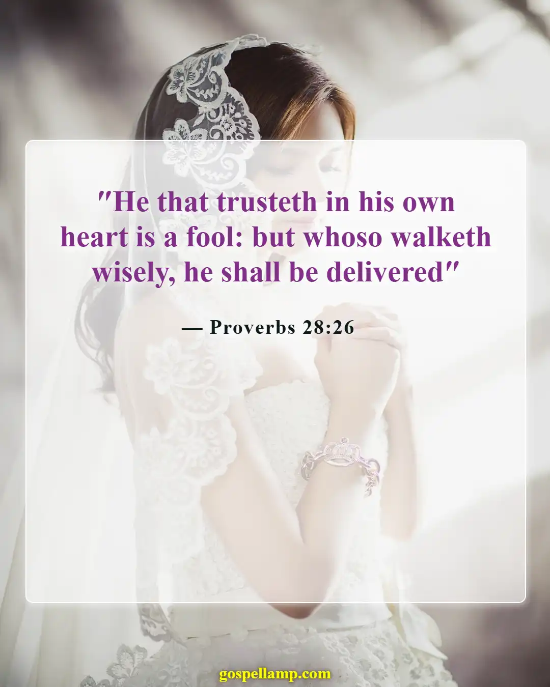Bible Verses About Stupidity (Proverbs 28:26)