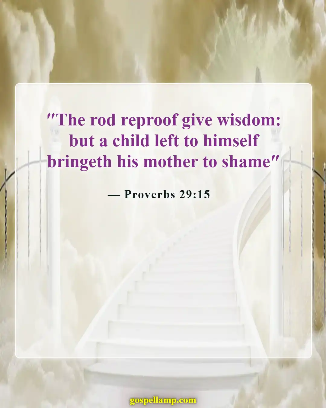 Bible Verses About Raising Your Child (Proverbs 29:15)