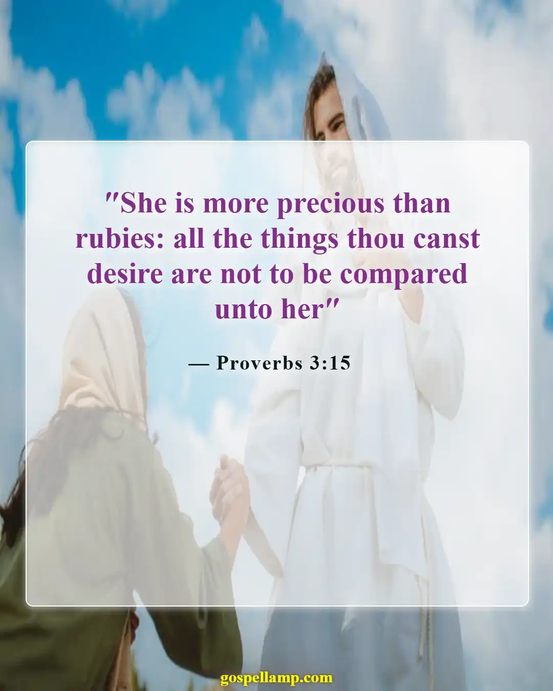 Bible Verses About Beauty Of Woman (Proverbs 3:15)