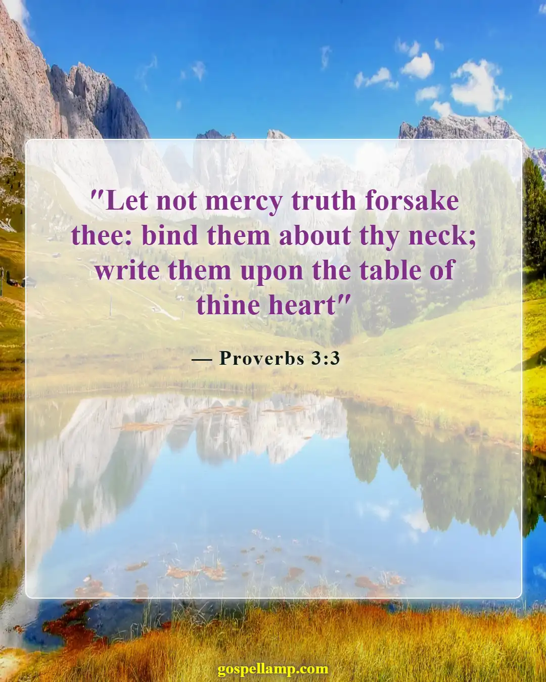 Bible Verses About Sisters (Proverbs 3:3)