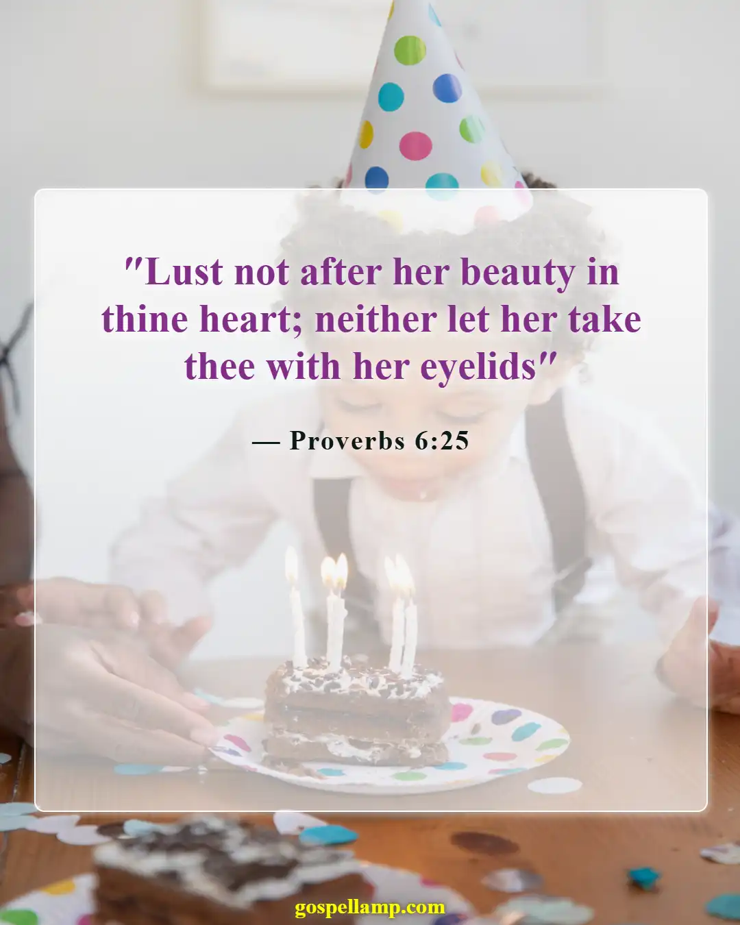 Bible Verses About Exposing Your Body (Proverbs 6:25)