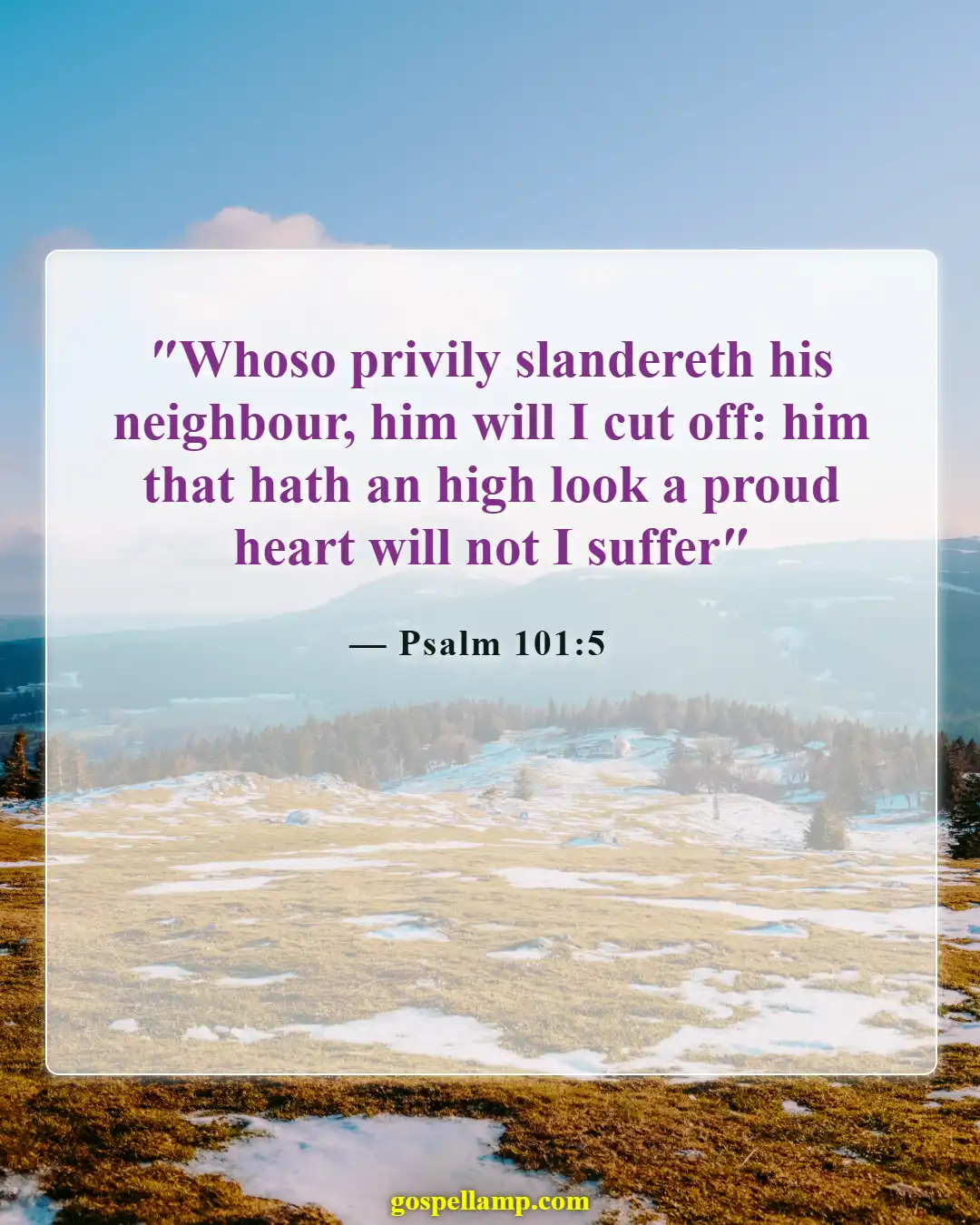 Bible Verses About Social Media (Psalm 101:5)