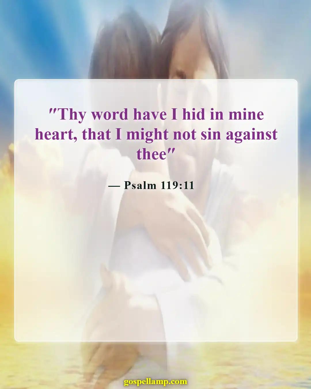 Psalm 119:11 :- Storing God's Word in Morning Meditation