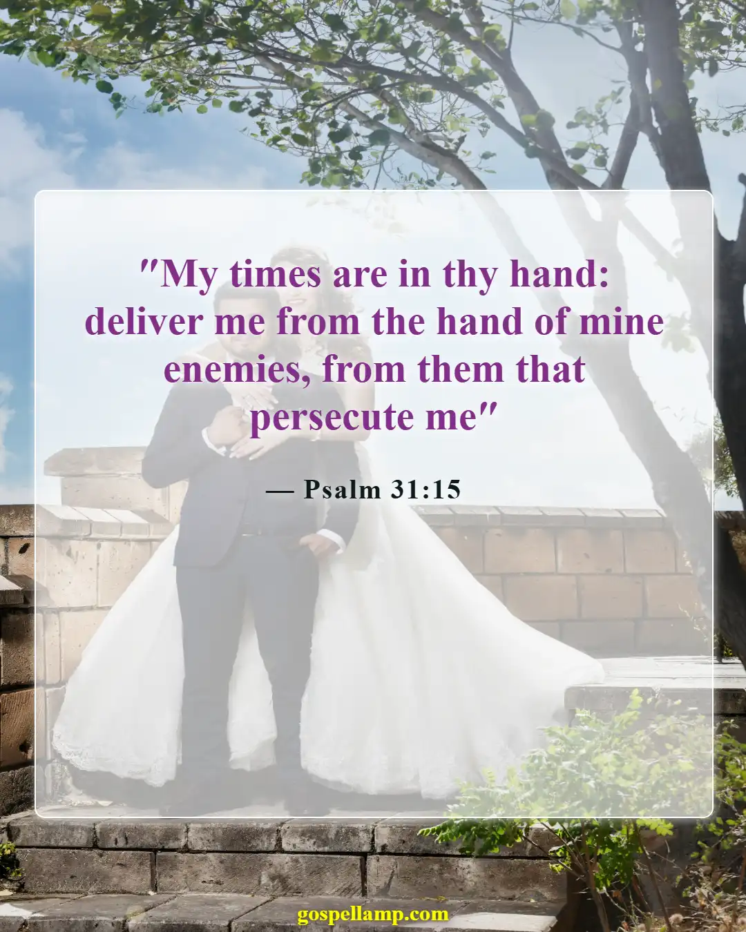 Bible Verses About Time For Everything (Psalm 31:15)