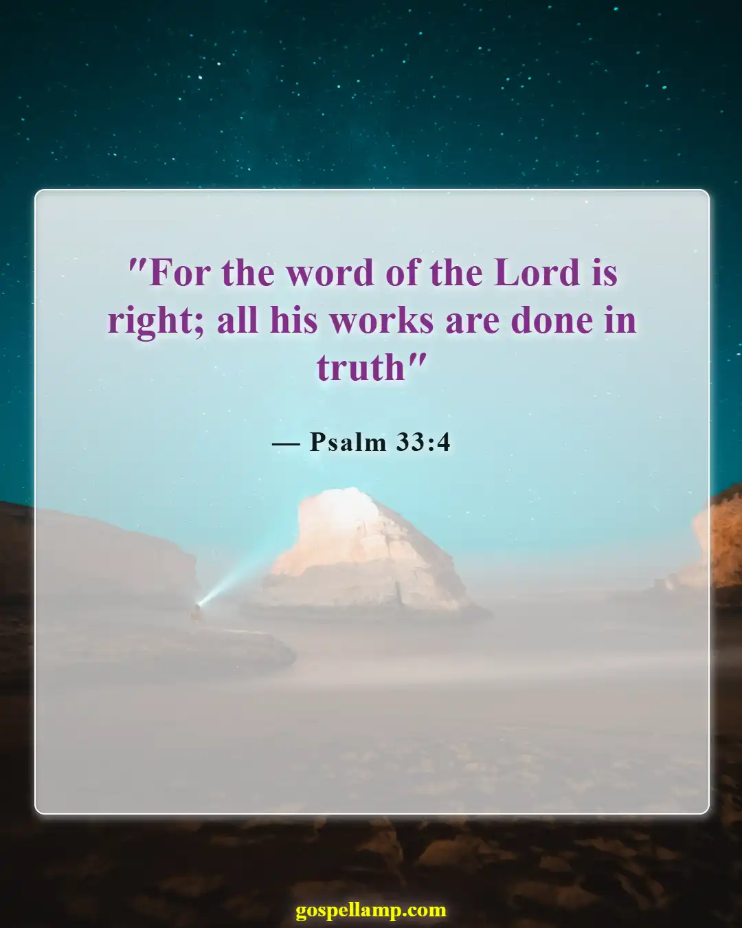Bible Verses About Fall (Psalm 33:4)