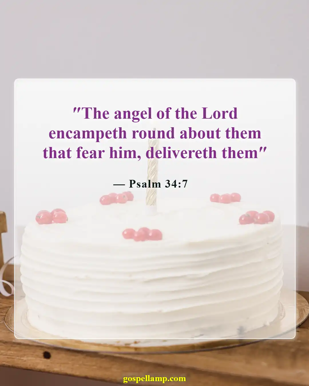 Psalm 34:7 :- Angelic protection surrounds those who seek God