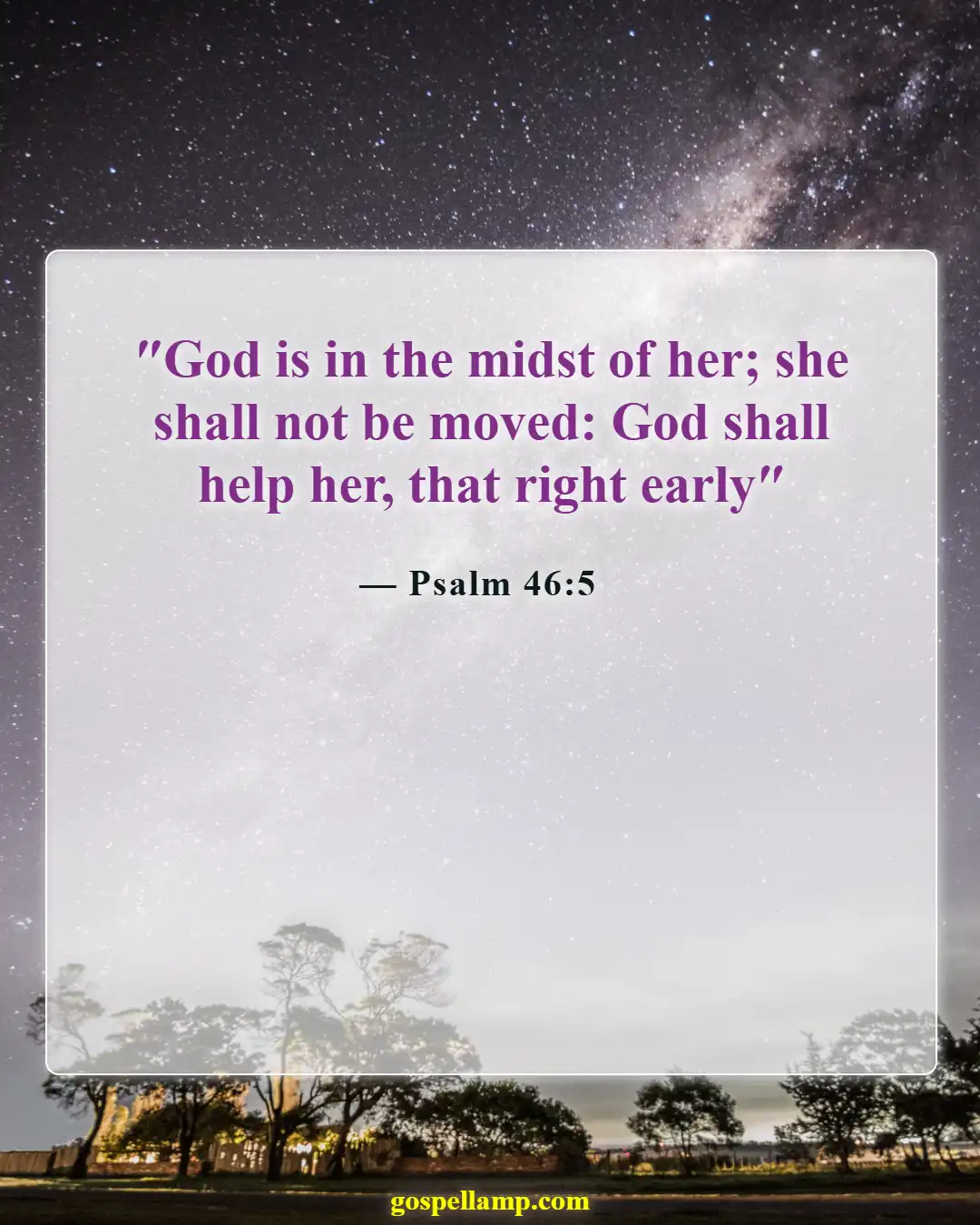 Bible Verses About Value Of A Woman (Psalm 46:5)