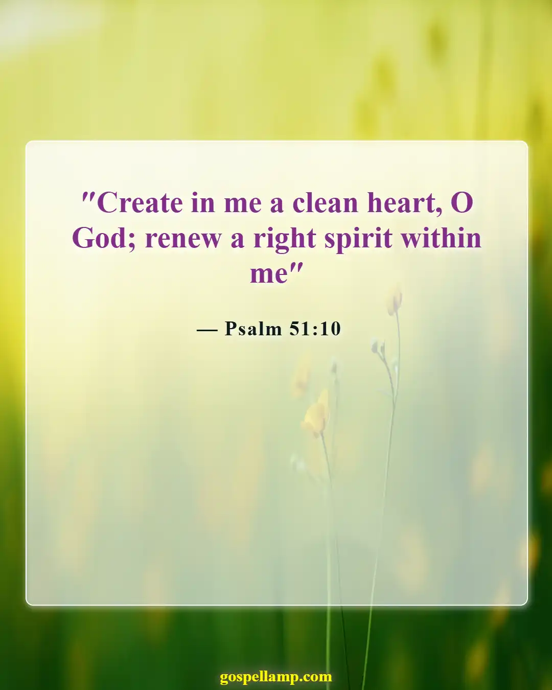 Bible Verses About God Forgiving Adultery (Psalm 51:10)