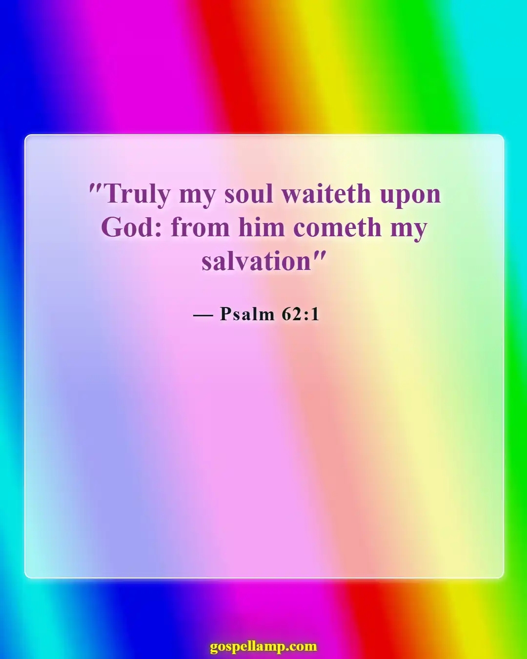 Bible Verses About Anchors (Psalm 62:1)