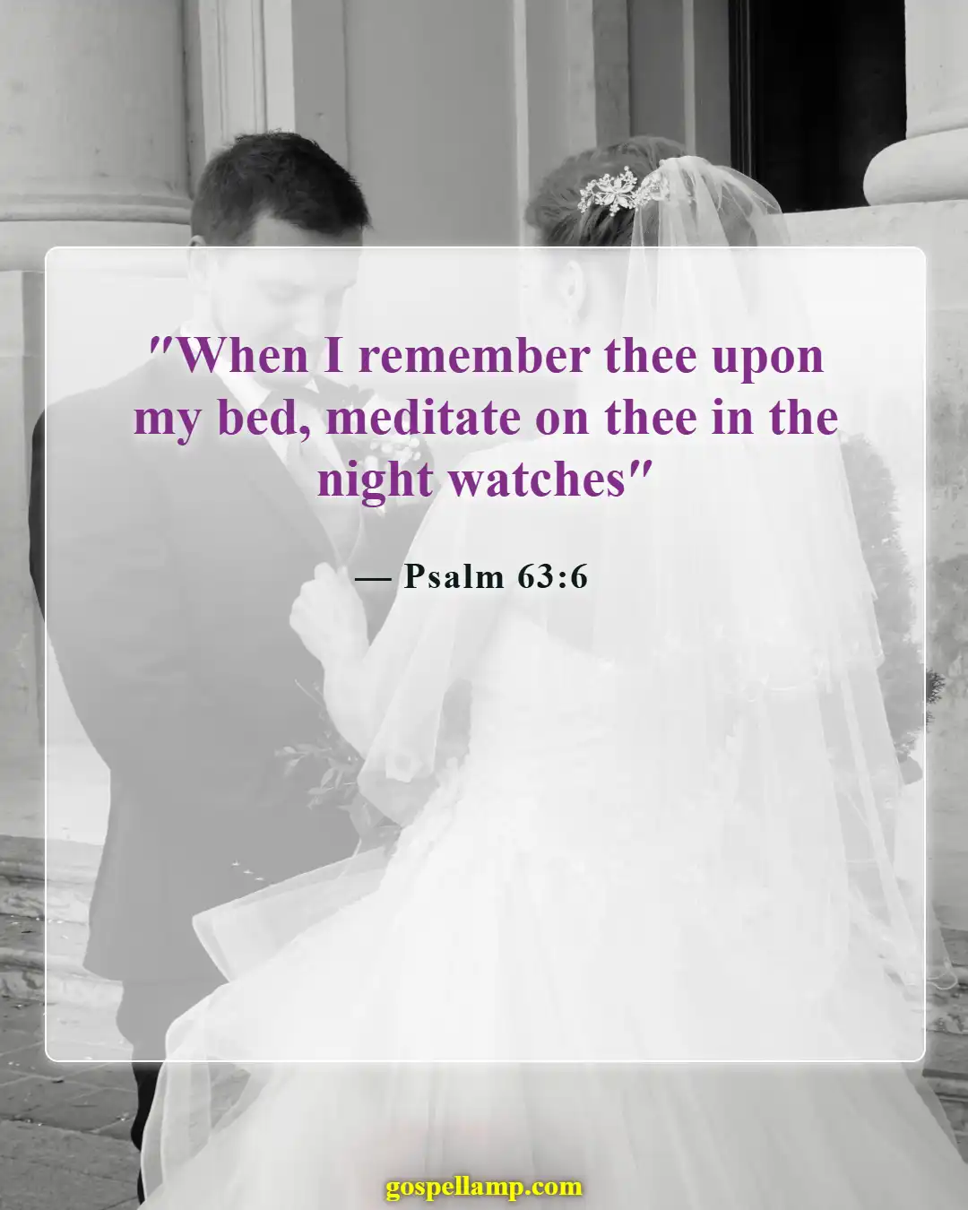Bible Verses About Sleeping Well (Psalm 63:6)