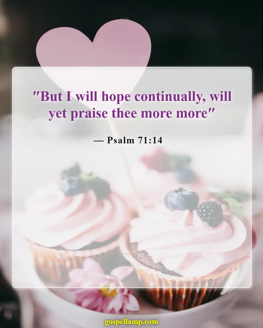 Psalm 71:14 :- Hopeful trust in God's future deliverance