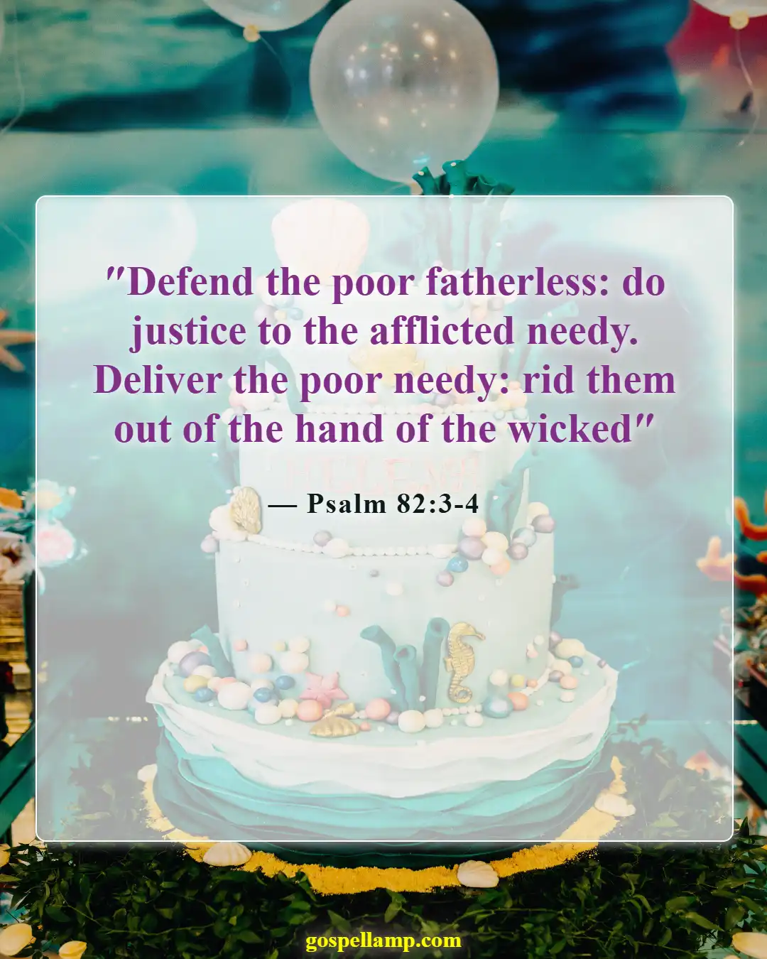 Bible Verses About Murdering The Innocent (Psalm 82:3-4)