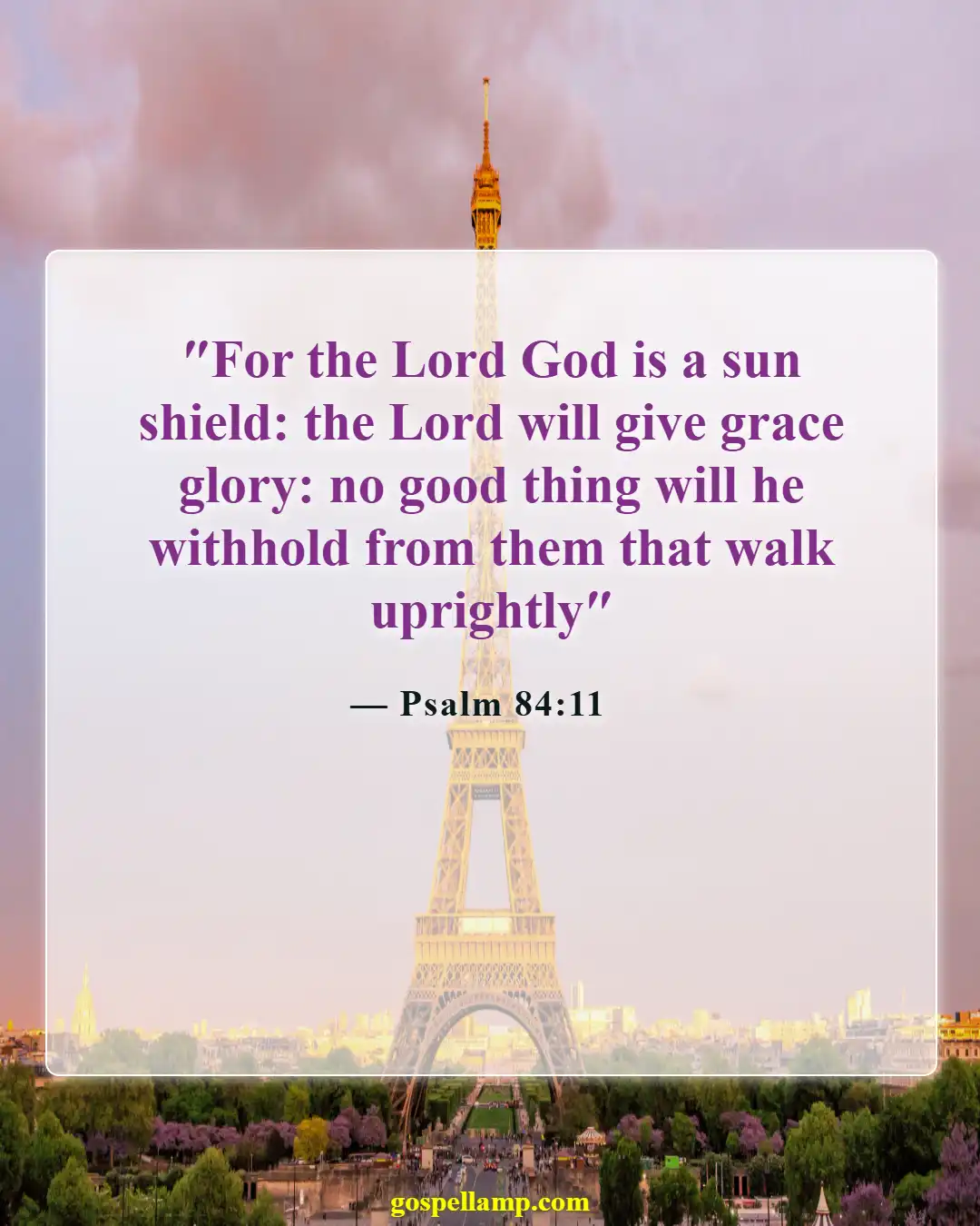 Bible Verses About Sun (Psalm 84:11)