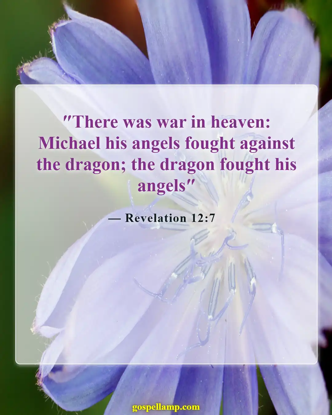 Bible Verses About War On Earth (Revelation 12:7)