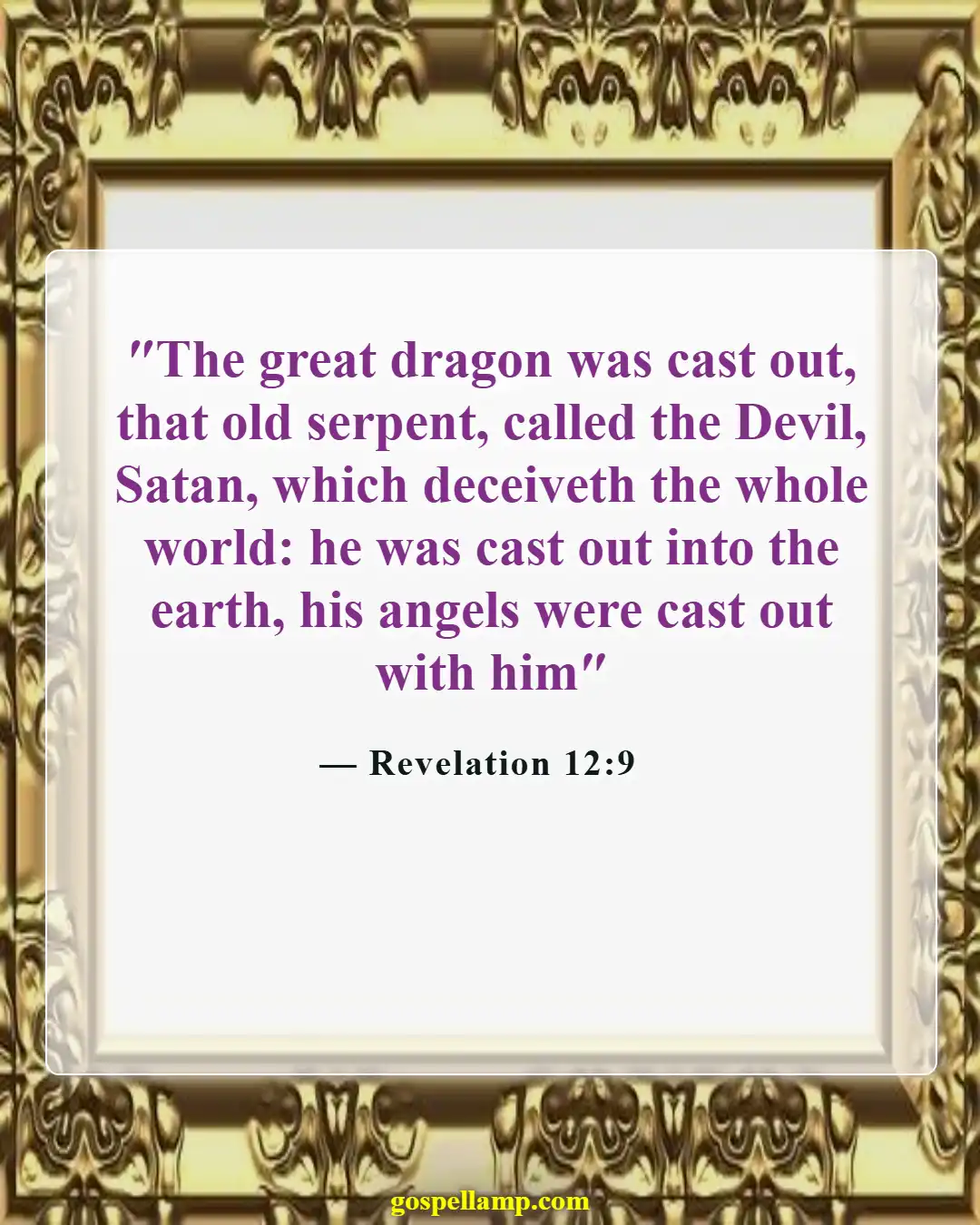 Bible Verses About Devil In Disguise (Revelation 12:9)
