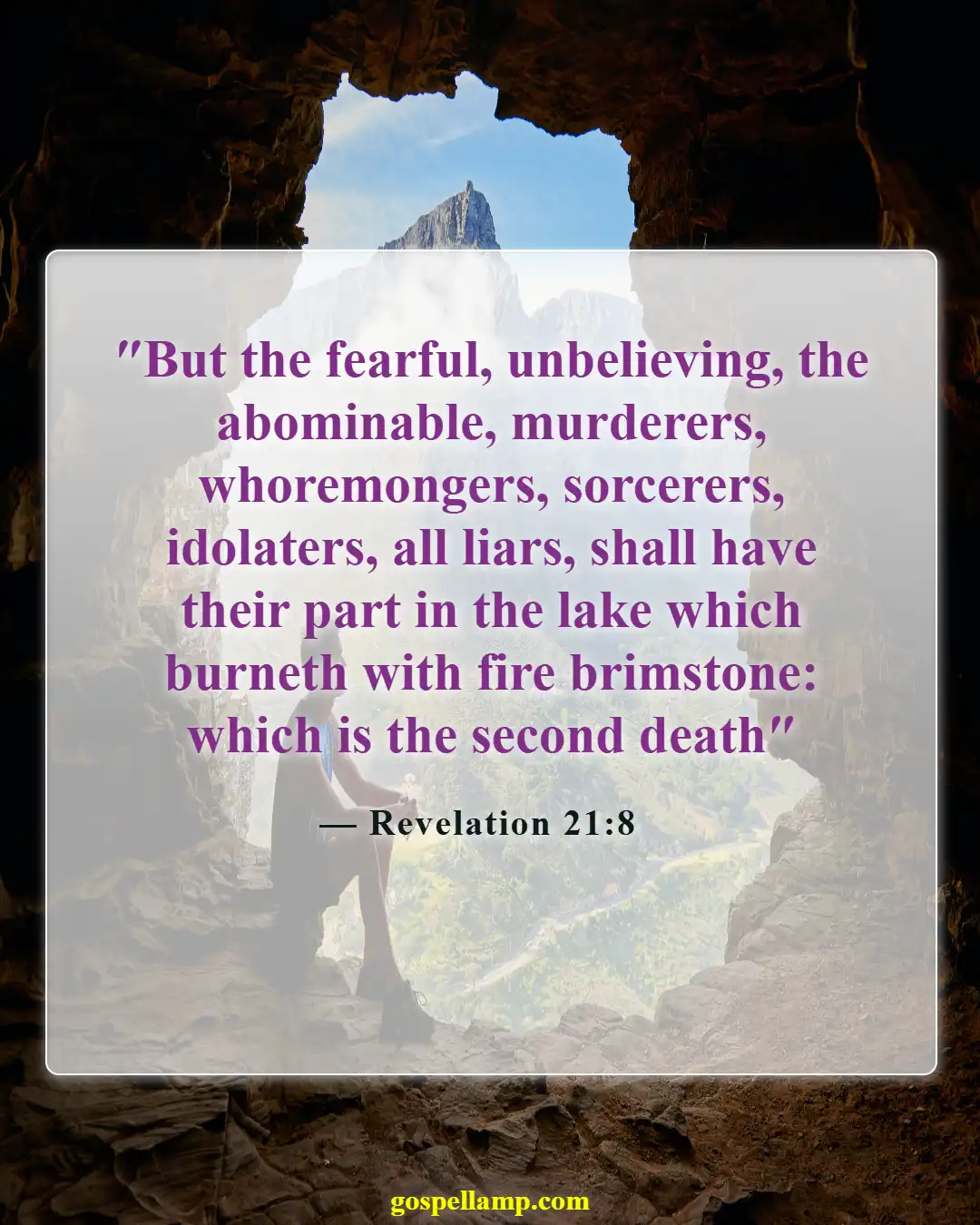 Revelation 21:8 :- Eternal consequences for the unfaithful revealed