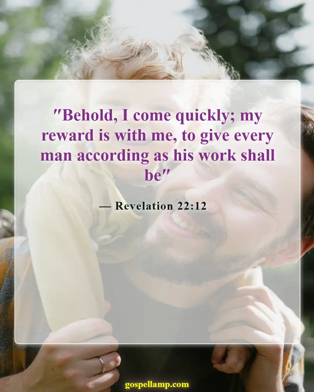 Revelation 22:12 :- Eager anticipation of Christ’s imminent return