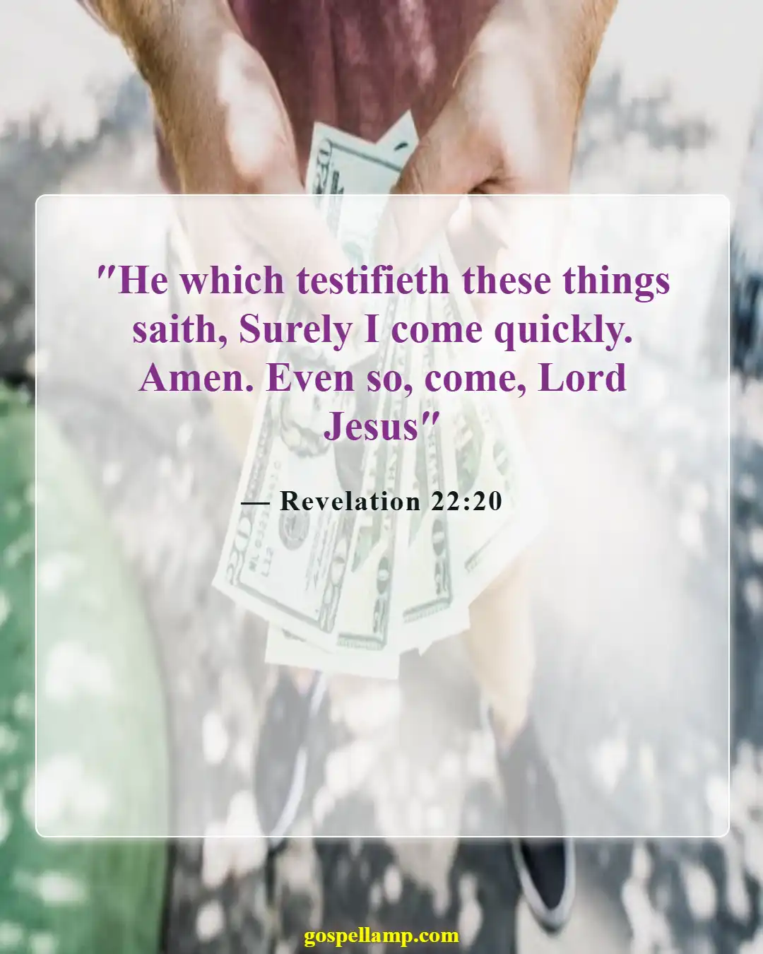 Revelation 22:20 :- Eagerly anticipating Jesus' promised return