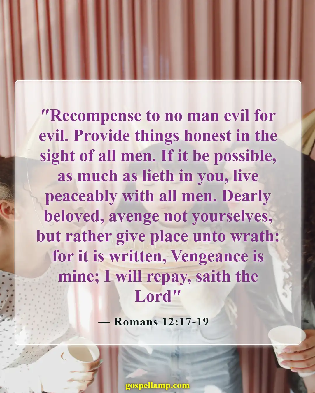Bible Verses About God Forgiving Adultery (Romans 12:17-19)