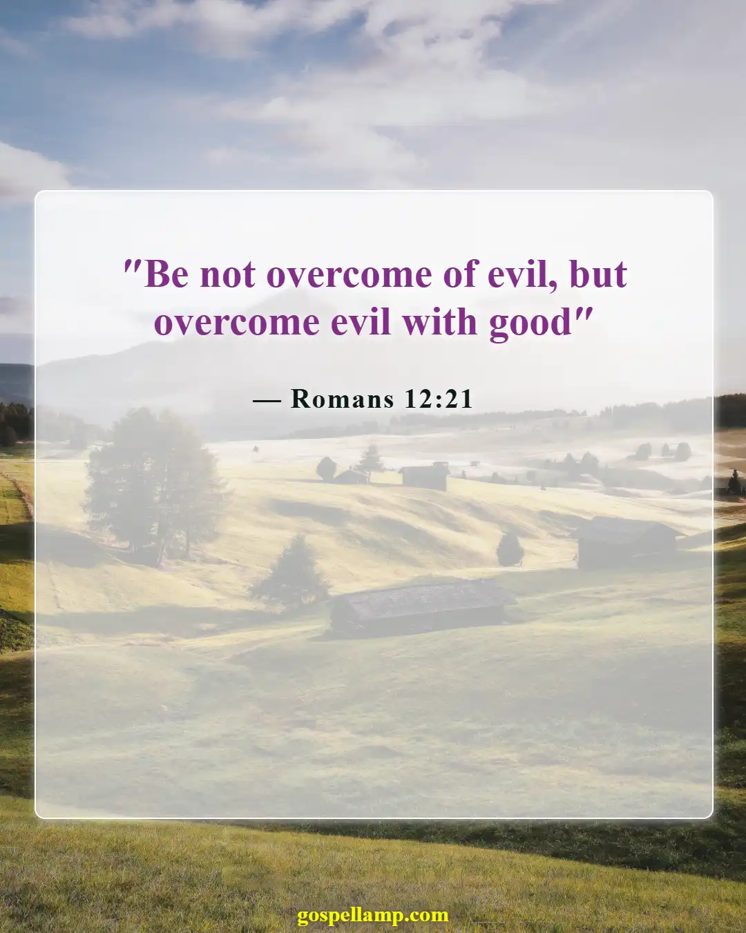 Bible Verses About Fighting Back (Romans 12:21)