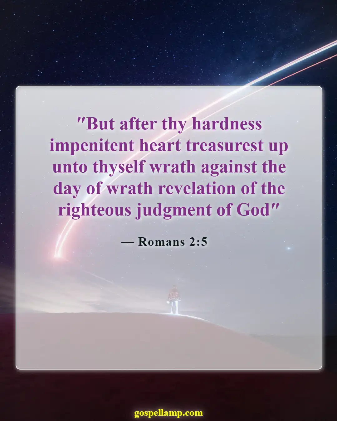 Bible Verses About Wicked Being Punished (Romans 2:5)