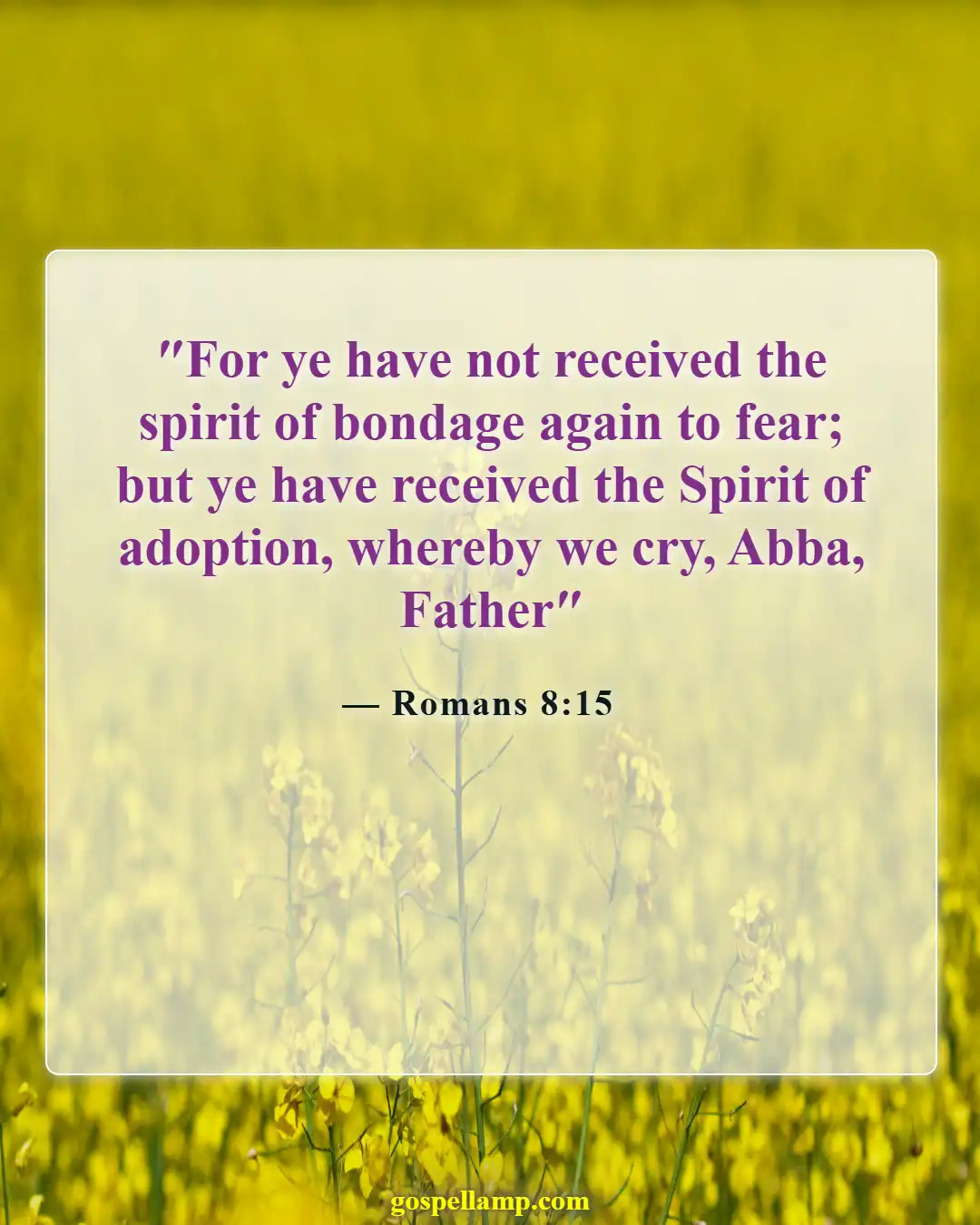 Bible Verses About Vulnerability (Romans 8:15)