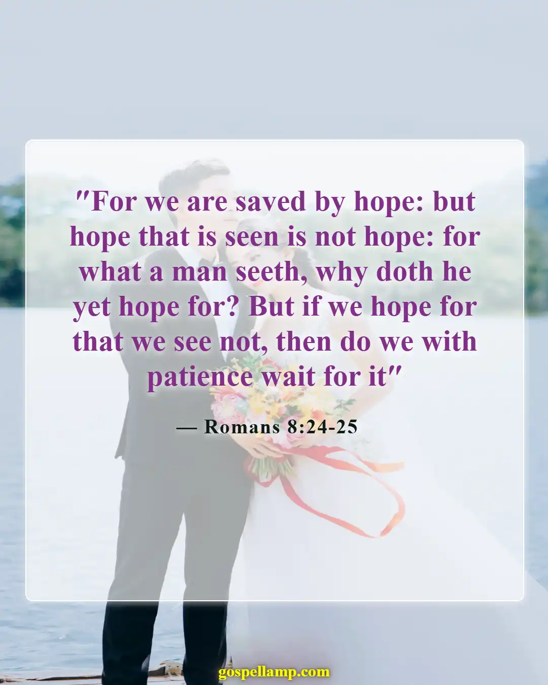 Romans 8:24-25 :- Hope in unseen promises for the future