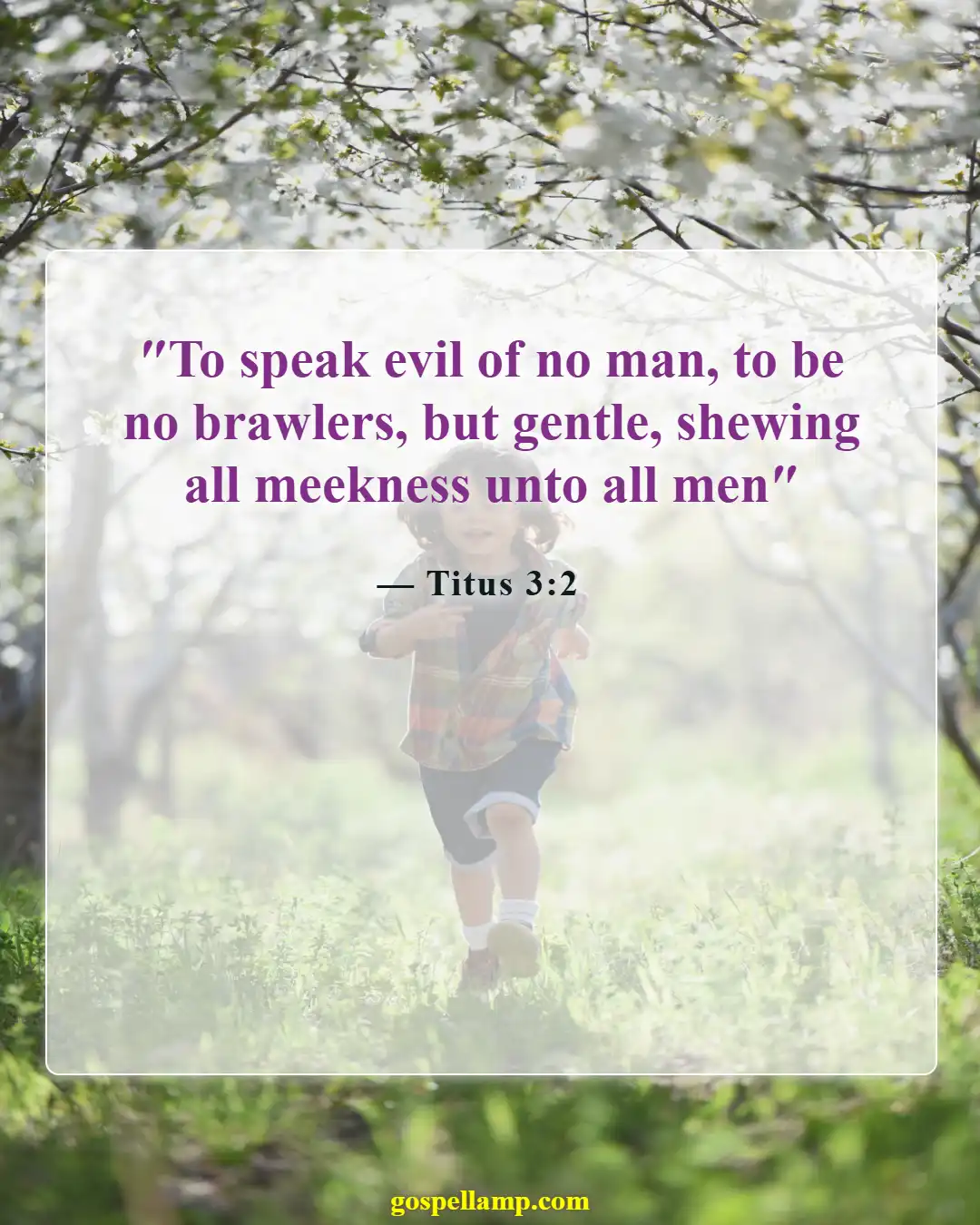Bible Verses About Disrespecting Others (Titus 3:2)